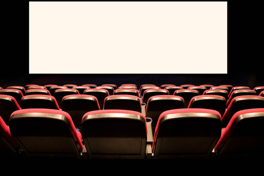 Empty Red Seats In A Cinema movie theater