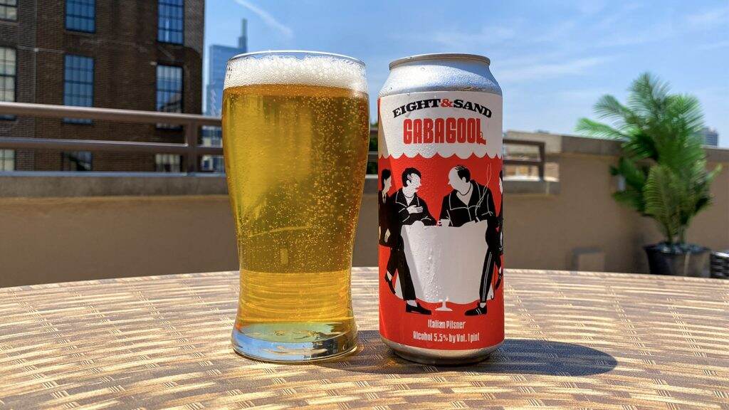 gabagoolbeer-01-1024×576 Gabagool is a new offering from Eight and Sand Beer Co.