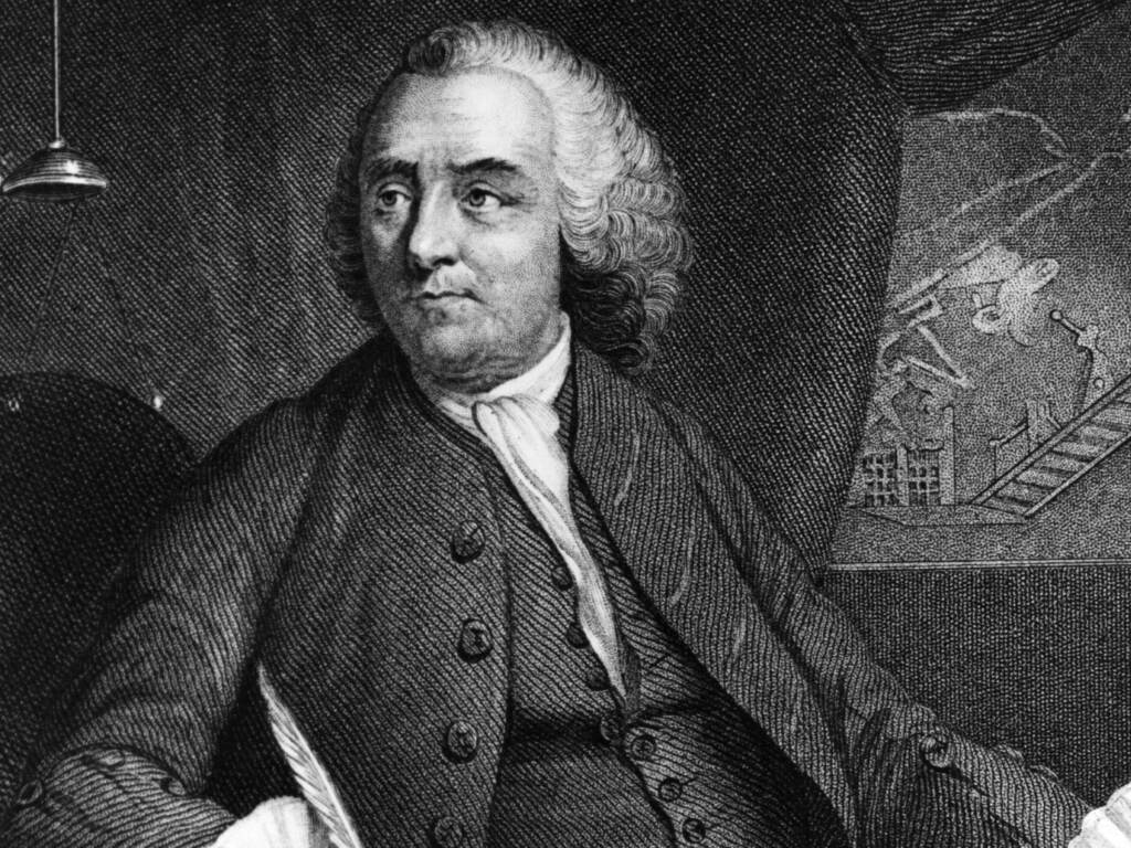 A portrait of American statesman, writer and scientist Benjamin Franklin, circa 1750. A portrait of American statesman, writer and scientist Benjamin Franklin, circa 1750. (Hulton Archive/Getty Images)