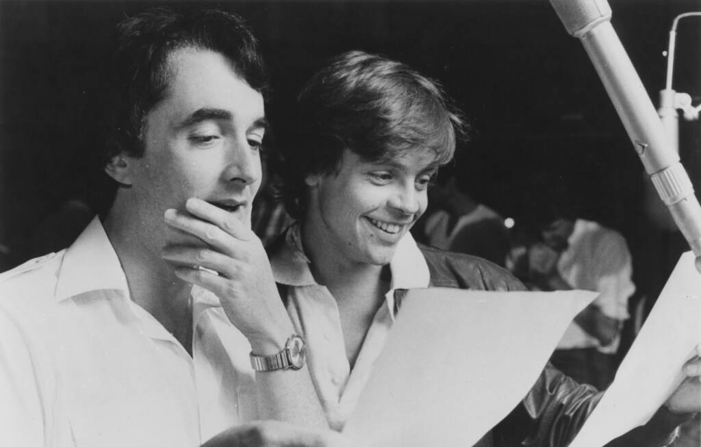 Mark Hamill (right) and Anthony Daniels reprise their roles of Luke Skywalker and C-3PO in the radio adaptation of Star Wars. Mark Hamill (right) and Anthony Daniels reprise their roles of Luke Skywalker and C-3PO in the radio adaptation of Star Wars. (Steve Smith)