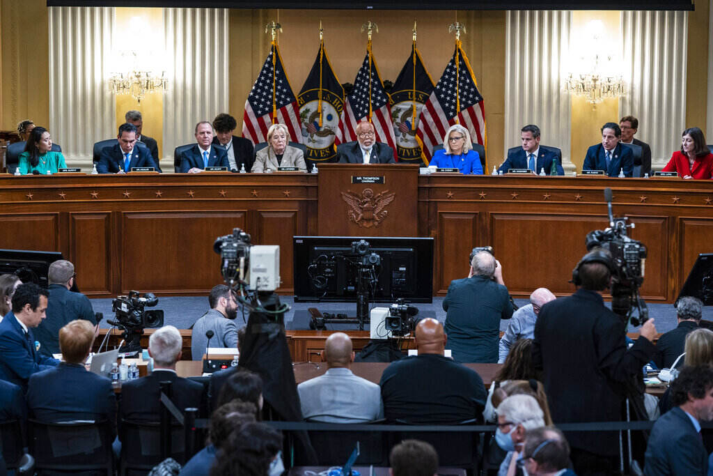 Members of the House select committee investigating the Jan. 6 insurrection