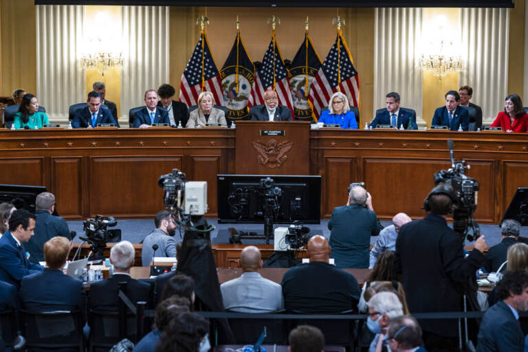 Members of the House select committee investigating the Jan. 6 insurrection