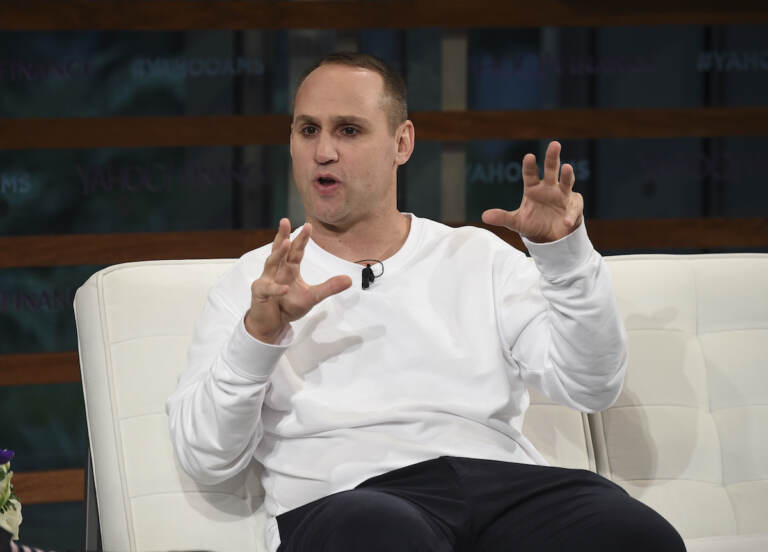 File photo: Fanatics founder and chairman Michael Rubin participates in the Yahoo Finance All Markets Summit: A World of Change at The TimesCenter on Thursday, Sept. 20, 2018, in New York. (Photo by Evan Agostini/Invision/AP, File)