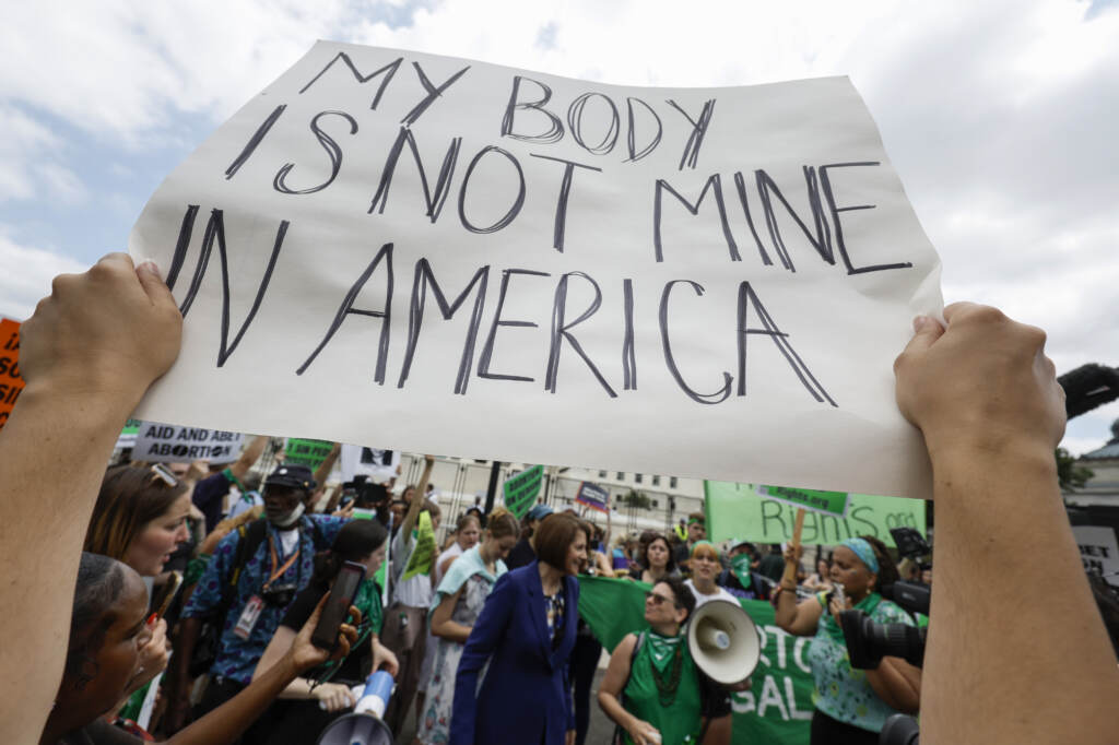 People with disabilities worry about how they will be disproportionately affected by the Supreme Court’s reversal of Roe v. Wade. People with disabilities worry about how they will be disproportionately affected by the Supreme Court's reversal of Roe v. Wade. (Anna Moneymaker/Getty Images)