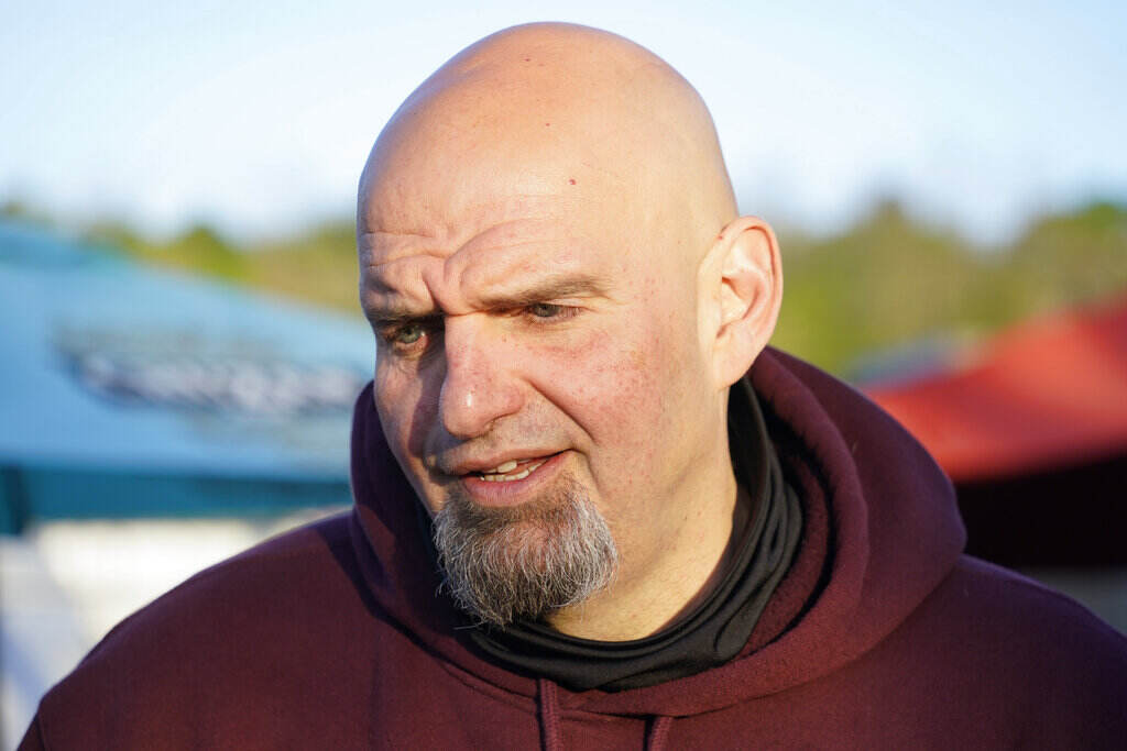 Election 2022 Senate Pennsylvania Fetterman Close-up of John Fetterman