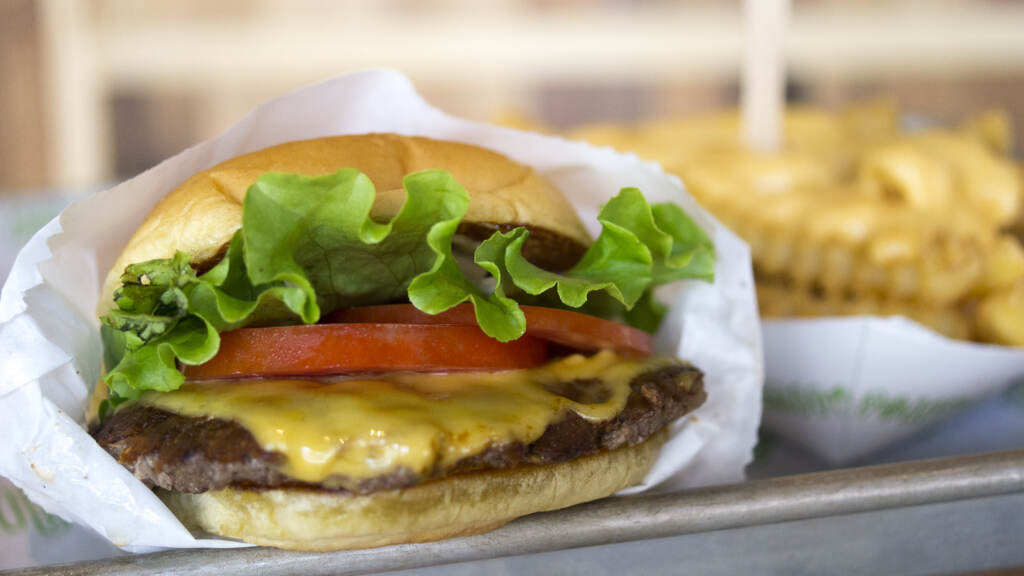 SONY DSC A burger from Shake Shack