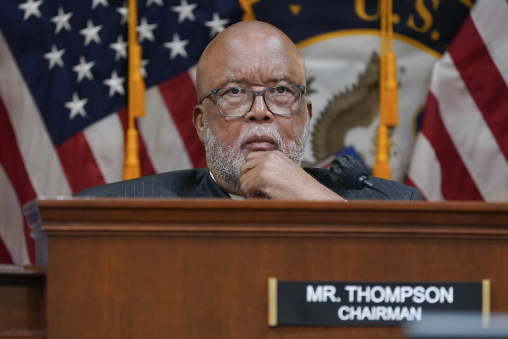 Bennie Thompson Bennie Thompson listens as the House select committee investigating the Jan. 6 attack on the U.S. Capitol holds a hearing