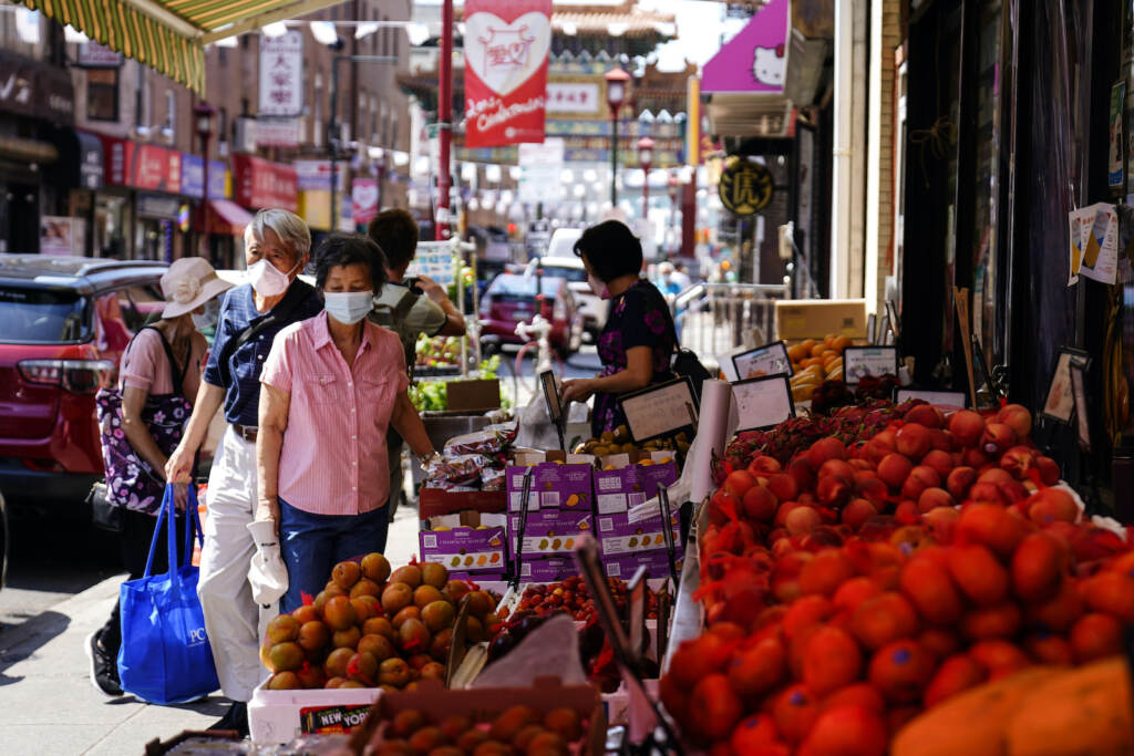 chinatown-10th-street-philadelphia-AP-02-072522.jpg Customers shop for produce in Chinatown