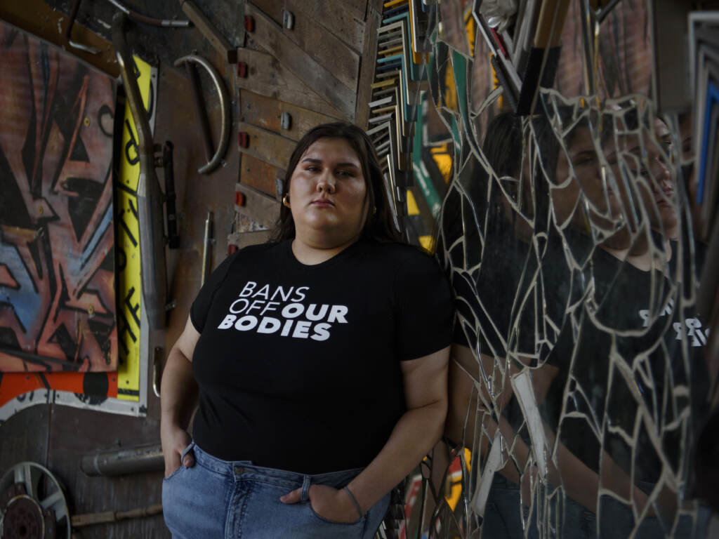 Political activist Olivia Julianna, 19, was publicly shamed by Florida Rep. Matt Gaetz after the congressman said women who are fat or ugly don’t need to worry about getting pregnant or having an abortion. She started raising money for abortion funds across the country after Gaetz attempted to humiliate her, and has since raised over $700,000. Political activist Olivia Julianna, 19, was publicly shamed by Florida Rep. Matt Gaetz after the congressman said women who are fat or ugly don't need to worry about getting pregnant or having an abortion. She started raising money for abortion funds across the country after Gaetz attempted to humiliate her, and has since raised over $700,000. (Callaghan O'Hare for The Washington Post via Getty Images)