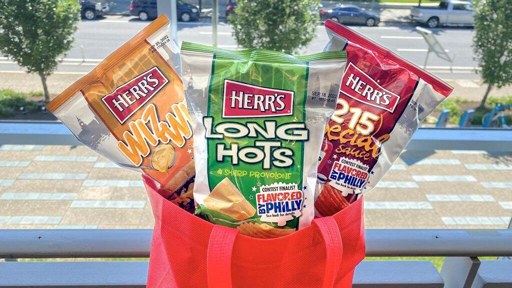 herrspotatochips-contest-01-1024×576 The Chester County snack food company is running a contest to see which Philadelphia-inspired flavor is most popular. (Danya Henninger/Billy Penn)