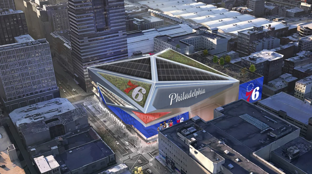 philadelphia-76ers-arena-76-place-rendering-072122 A rendering of a proposed Sixers arena