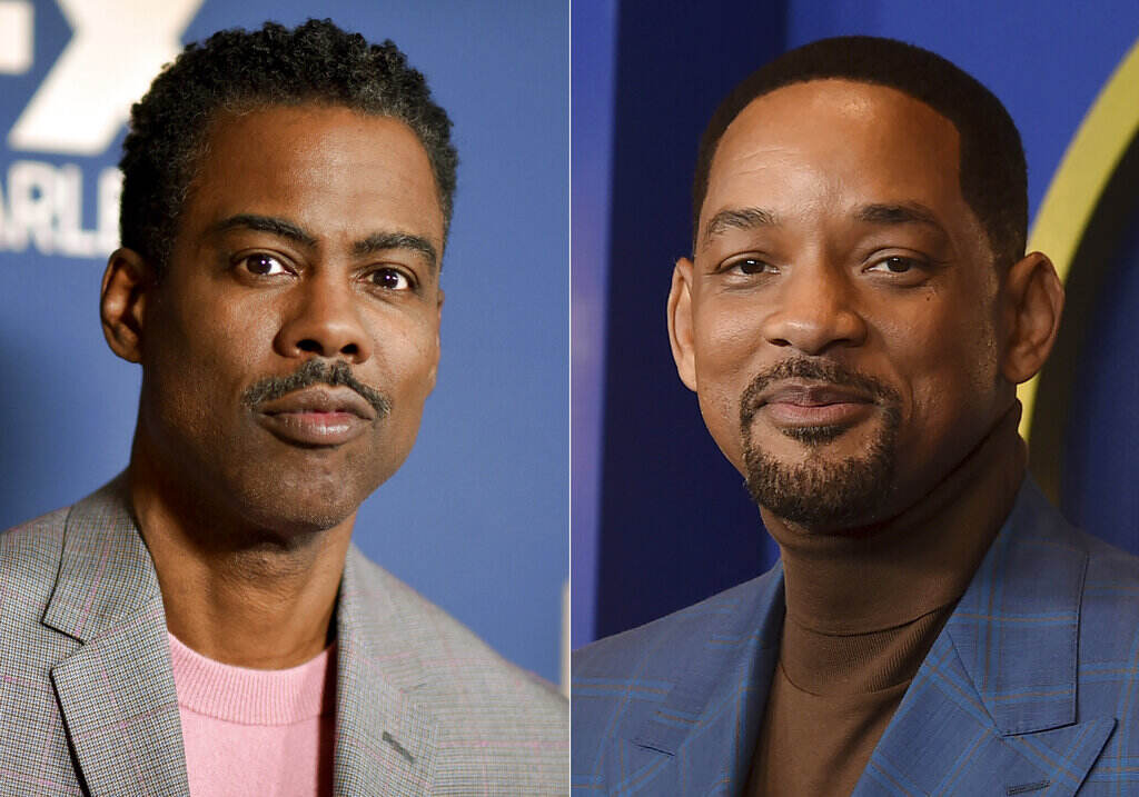 Will Smith-Chris Rock Headshots of Chris Rock, left, and Will Smith, right