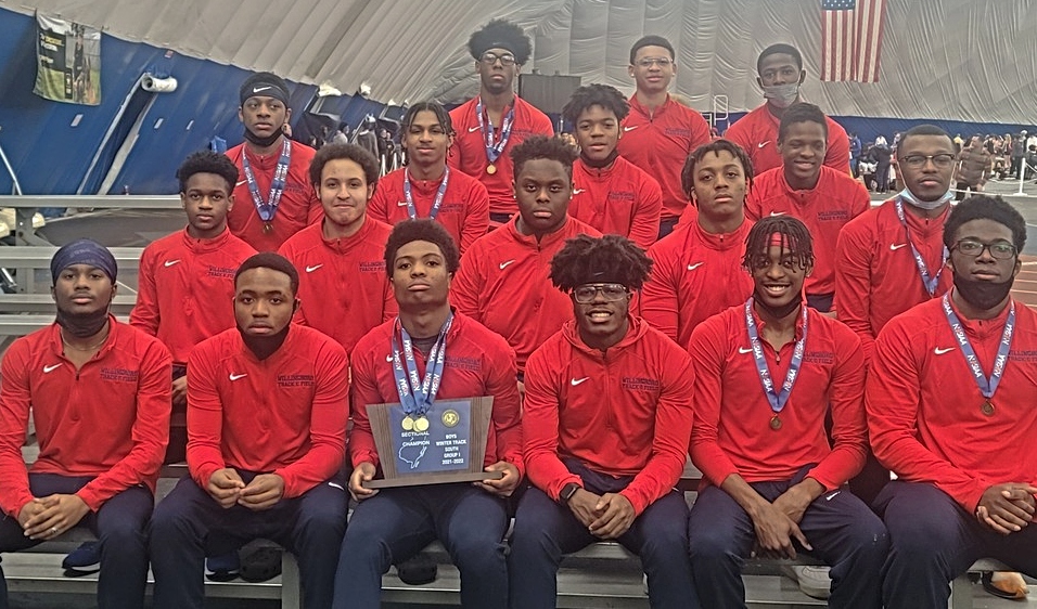 willingboro-hometown-heroes-track-team A group of track and field athletes from the Willingboro High School team pose for a photo.