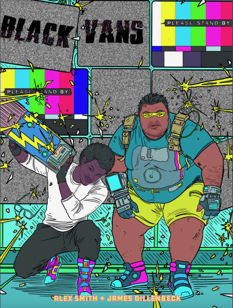 Screenshot of the cover of "Black Vans," by Alex Smith and James Dillenbeck.