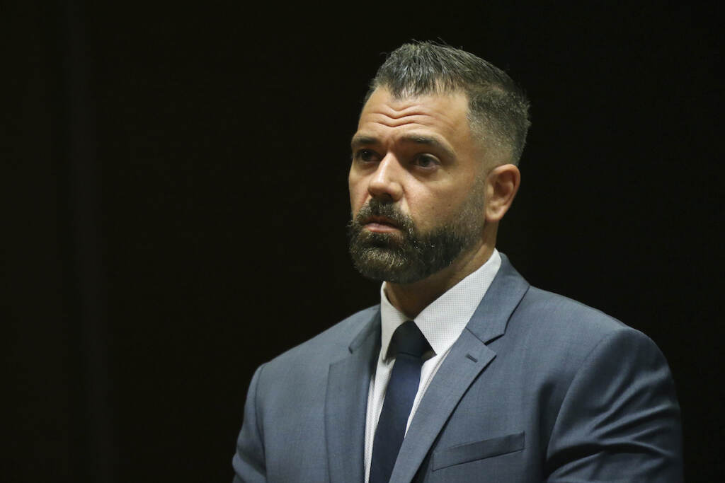Helpful Homeless Man File photo: Mark D'Amico stands while pleading not guilty during his arraignment to charges including theft by deception at Burlington County Superior Court in Mount Holly, N.J., on Tuesday, May 28, 2019. ( Tim Tai/The Philadelphia Inquirer via AP, Pool)