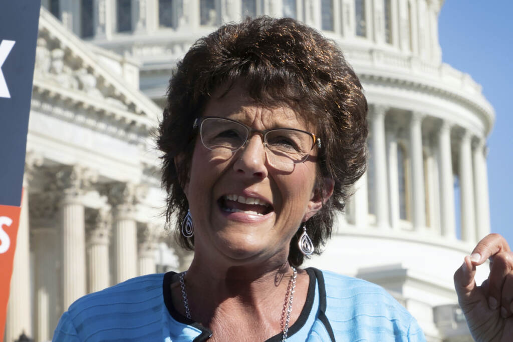 Jackie Walorski File photo: In this July 19, 2018, photo, Rep. Jackie Walorski, R-Ind., speaks on Capitol Hill in Washington. Walorski's office says that she was killed Wednesday, Aug. 3, 2022, in a car accident. (AP Photo/J. Scott Applewhite, File)