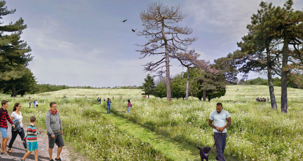 Copy of Eye Level View Renderings of the planned wetlands at FDR Park. (City of Philadelphia)