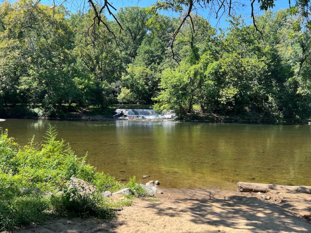 IMG_2077 More than $15 million dollars will support projects in the Delaware River watershed, such as dam removal along the Brandywine River in Wilmington. (Zoë Read/WHYY)