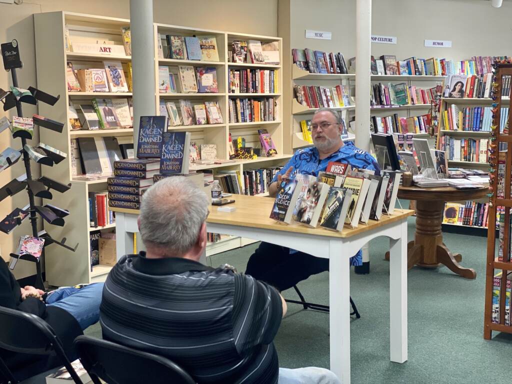 Jonathan Maberry Jonathan Maberry is a distinguished author of many novels, including the young adult series Rot & Ruin. He lived in Warrington, Bucks County for 12 years. (Doylestown Bookshop)