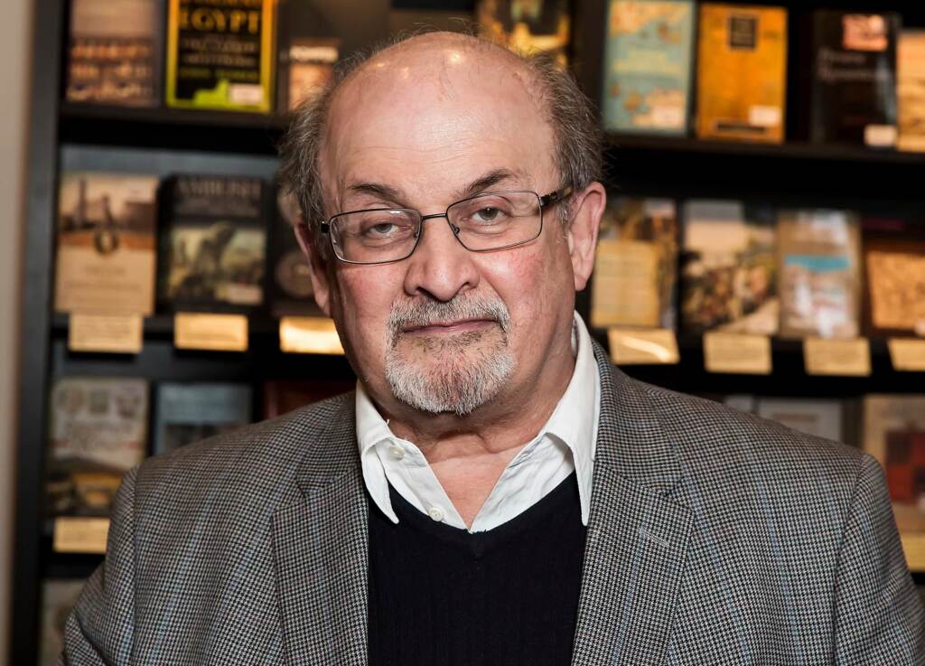ap22224541352863_custom-ed5a7c95cb1fbde88e29f4ade57892b60b67e160-s1600-c85 Author Salman Rushdie was attacked on stage as he was preparing for a speaking event in western New York on Friday. (Grant Pollard/Invision/AP)