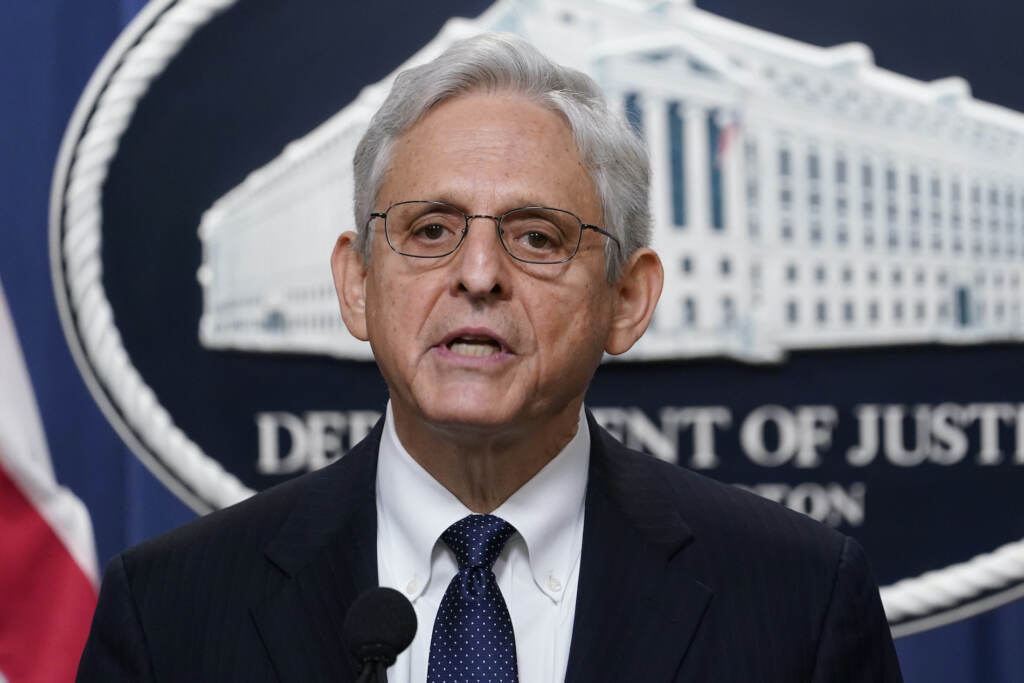 Merrick Garland Attorney General Merrick Garland speaks at the Justice Department Thursday, Aug. 11, 2022, in Washington. (AP Photo/Susan Walsh)