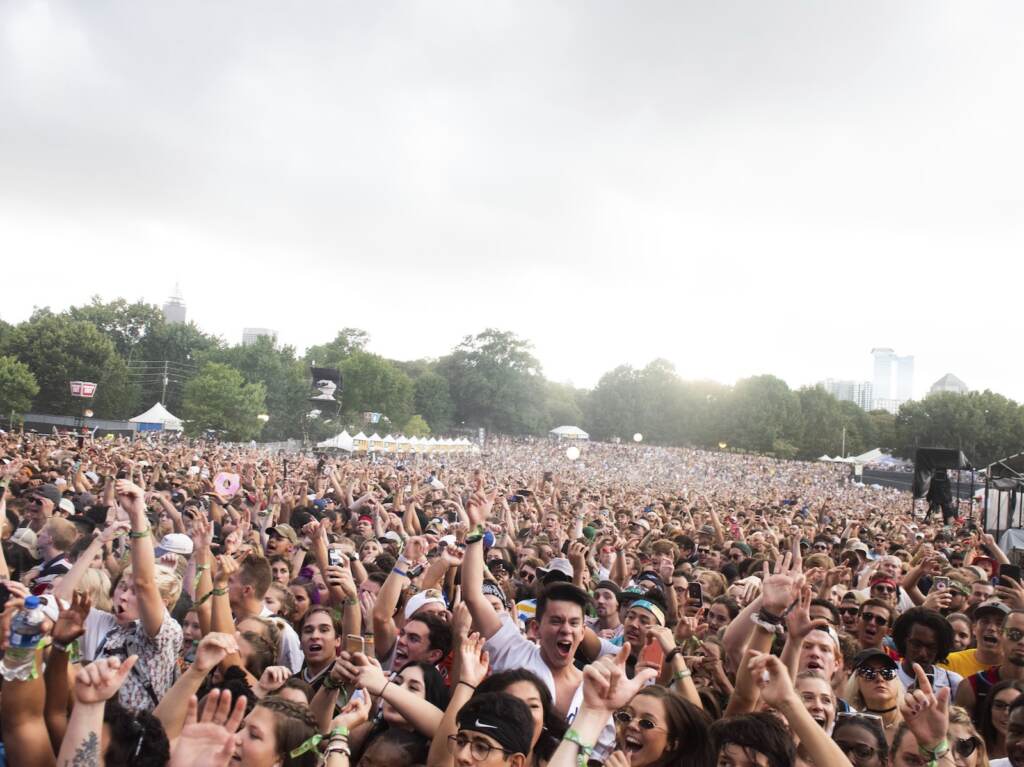2018 Music Midtown Crowd at Music Midtown in Piedmont Park