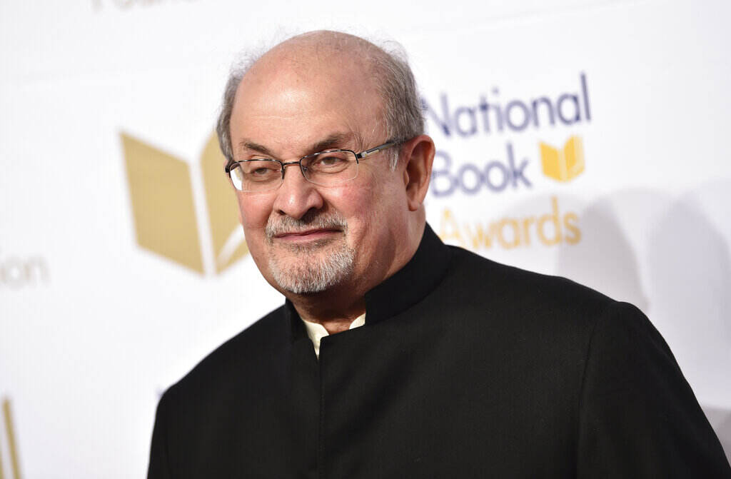 Salman Rushdie Portrait view of Salman Rushdie.