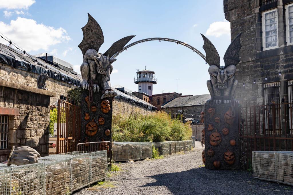 09 20 2022 k paynter esp halloween nights 2022 Eastern State Penitentiary’s Halloween Nights Festival, featuring 5 haunted attractions, kicks off on Friday, Sept. 23, 2022. (Kimberly Paynter/WHYY)