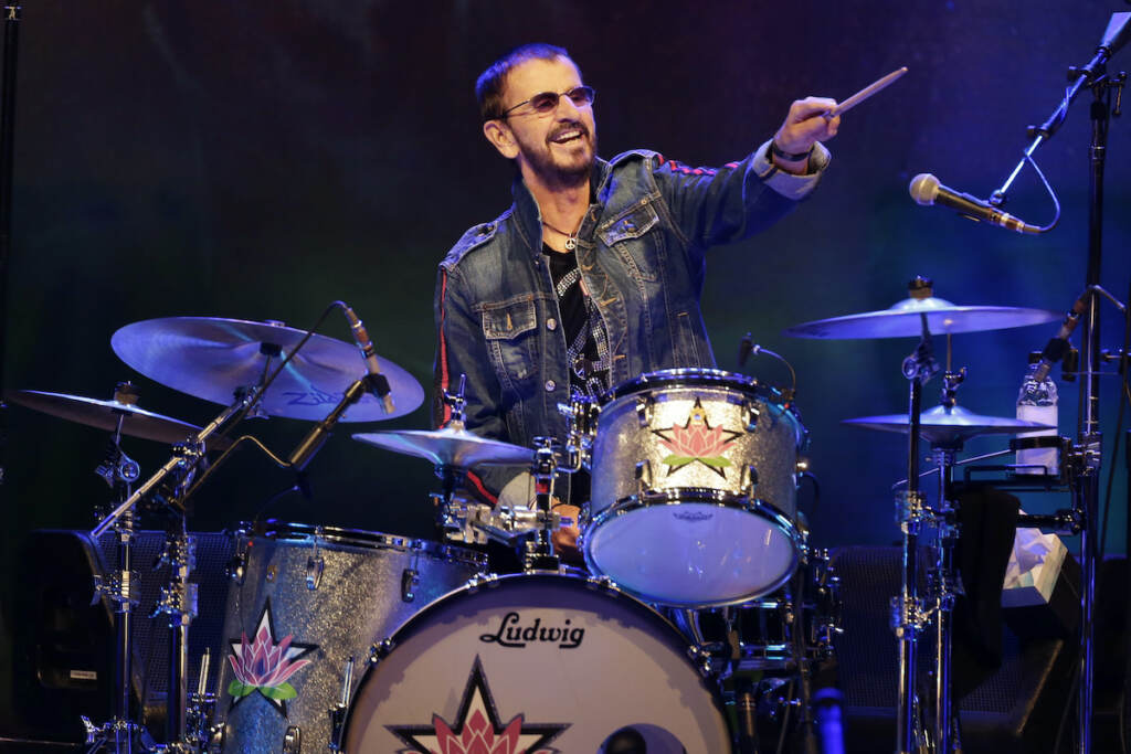 Ringo Starr File photo: Ringo Starr plays as part of a concert celebrating the 50th anniversary of Woodstock in Bethel, N.Y., Aug. 16, 2019. (AP Photo/Seth Wenig, File)