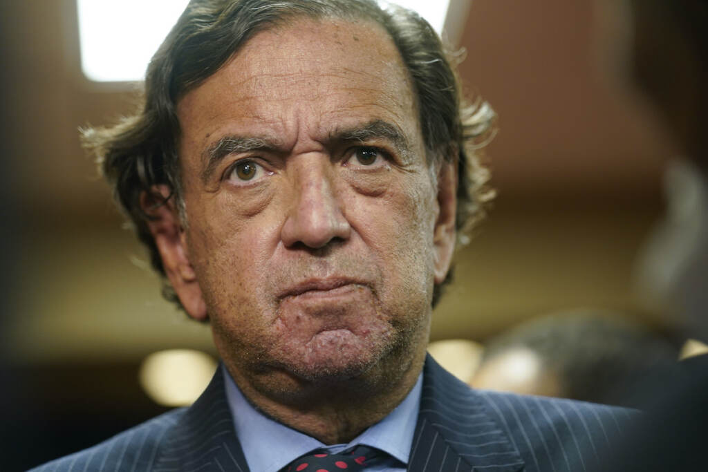 Bill Richardson File photo: Former U.S. diplomat Bill Richardson speaks to reporters after a news conference in New York, Nov. 16, 2021. (AP Photo/Seth Wenig, File)