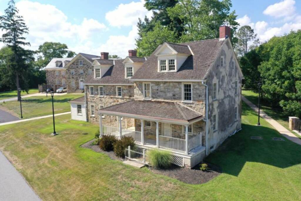 Screen Shot 2022-09-09 at 1.39.21 PM The 240-year-old Melrose Cottage, also known as the Old President’s House, will be restored and converted into a new welcome center on Cheyney University’s campus. (Cheyney University Photo)
