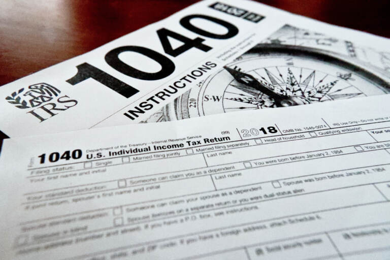 The IRS is refunding penalties it charged taxpayers for filing their 2019 and 2020 tax returns late as a form of COVID-19 relief. (Keith Srakocic/AP)