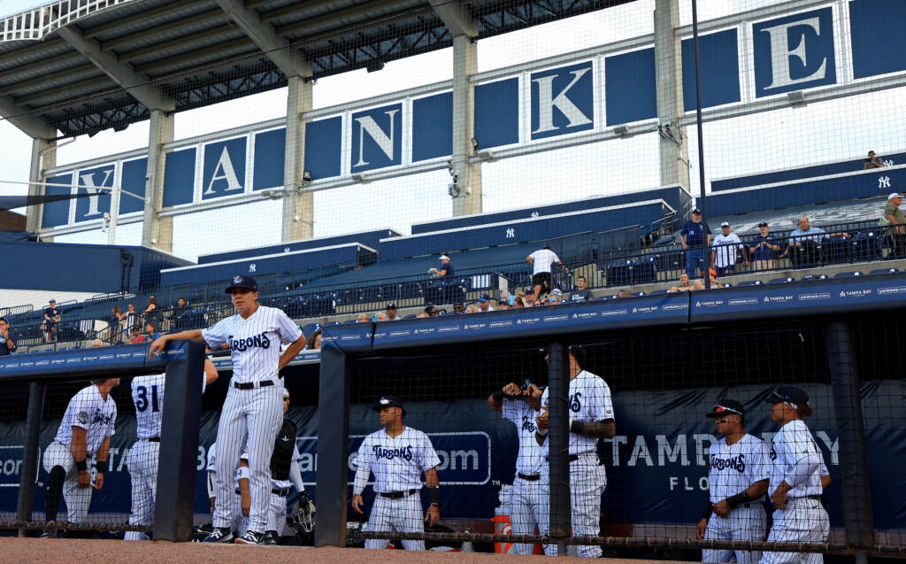 A minor league baseball game between the Tampa Tarpons and Dunedin Blue Jays in April. A “significant” majority of minor league players have sided with organizing efforts, the Major League Baseball Players Association said. A minor league baseball game between the Tampa Tarpons and Dunedin Blue Jays in April. A