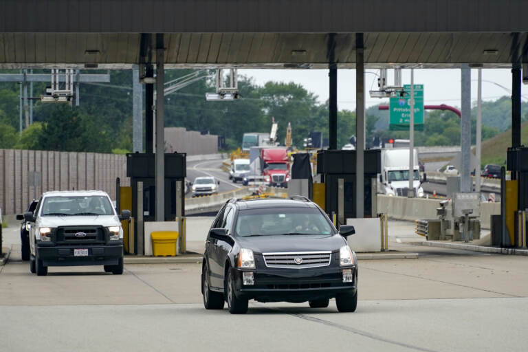Tollbooth on the highway