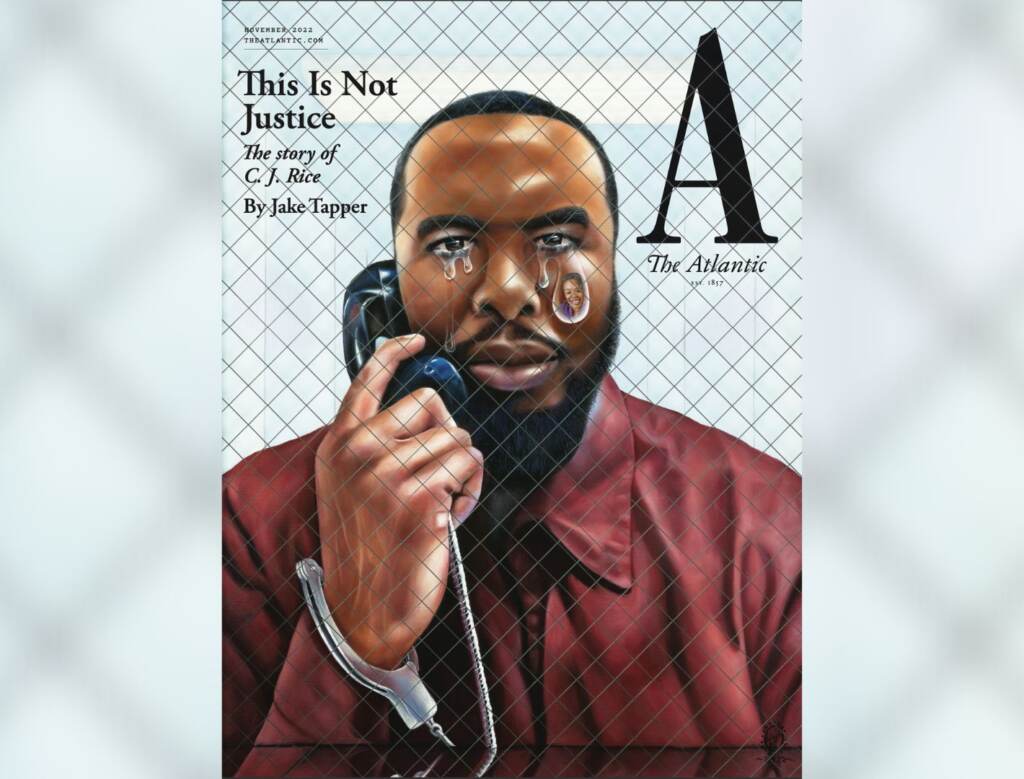 CJRICE Painting by Fulton Leroy Washington (MR WASH). Source: Malike Sidibe for The Atlantic.