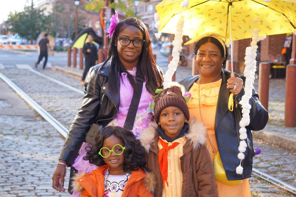 HalloweenSS (15) The Palmer family as characters from Disney's ''Encanto.'' (Sam Searles/WHYY)