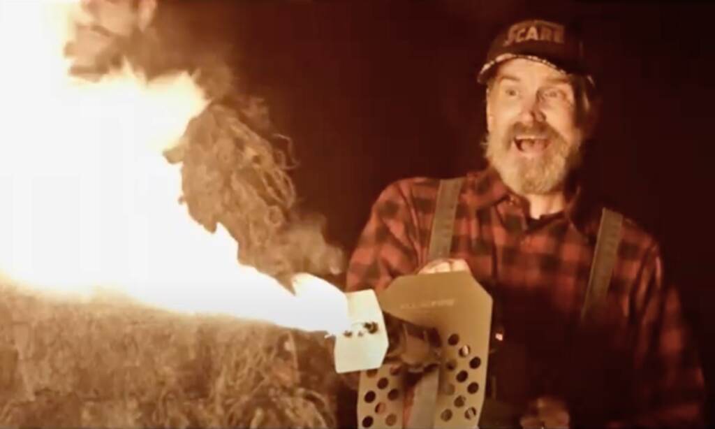 A screen image from ''Hayride to Hell.''