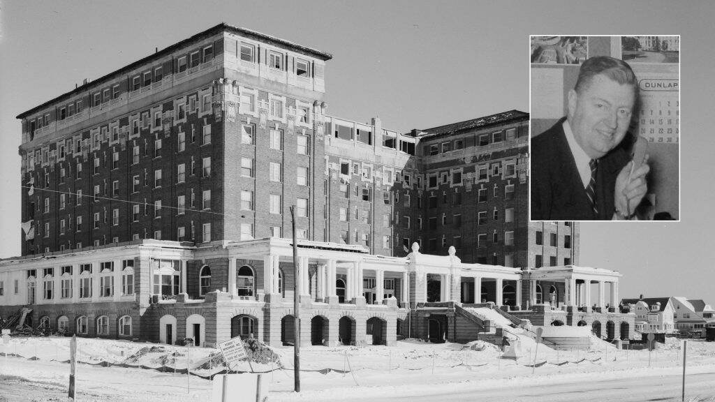 carlmcintire-christianadmiralhotel-capemay-1024×576 Broadcast preacher Carl McIntire in 1962 purchased the historic Admiral Hotel in Cape May and founded the Christian Admiral Bible Conference and Freedom Center there. (Wikimedia Commons)