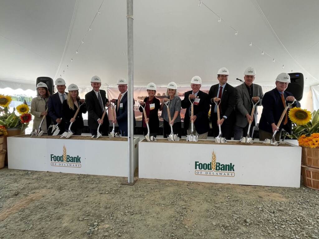 food-bank-of-delaware-2022-10-04-1 Food Bank of Delaware breaks ground on the new Center in Southern, Delaware. (Picture from Kim Turner, Public Relation of Food Bank of Delaware)