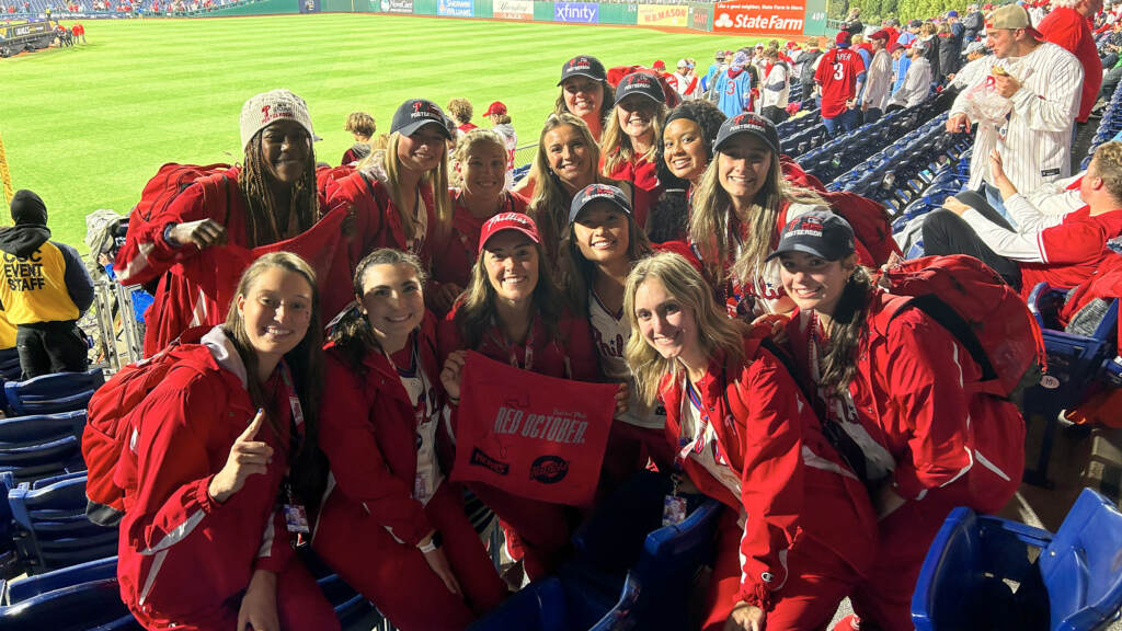 The 2022 Phillies ball girls squad.