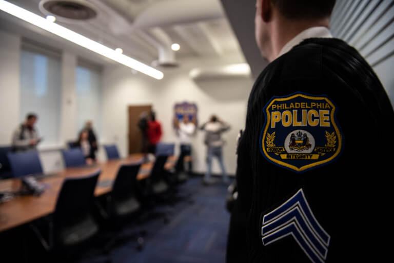 A Philly police officer's uniform is pictured