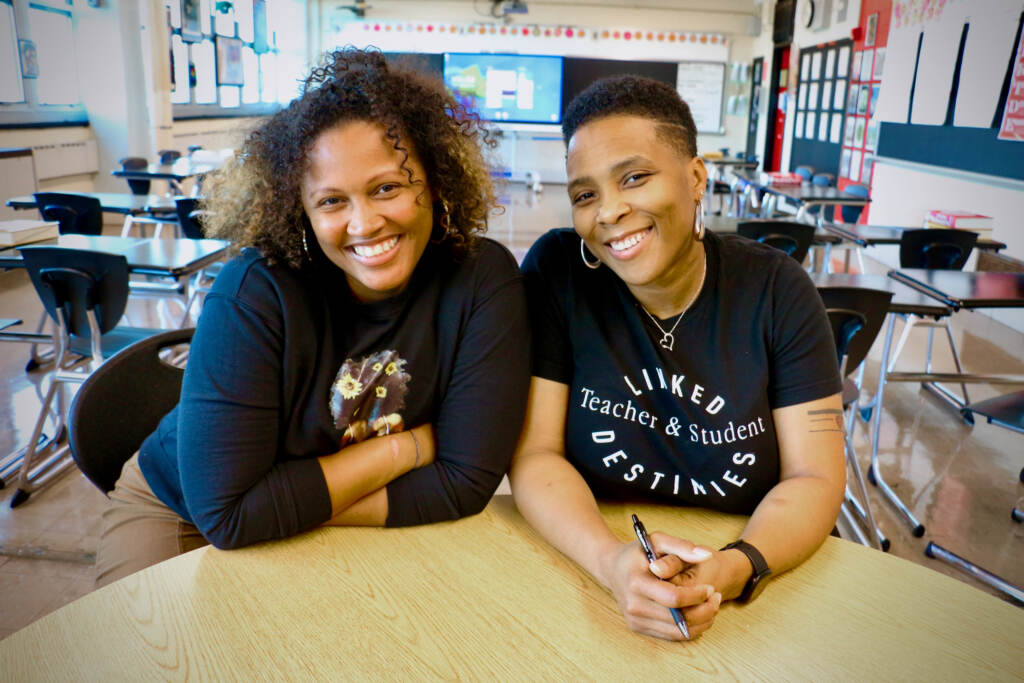 Shalisha Smith (left) and Tamala Anderson