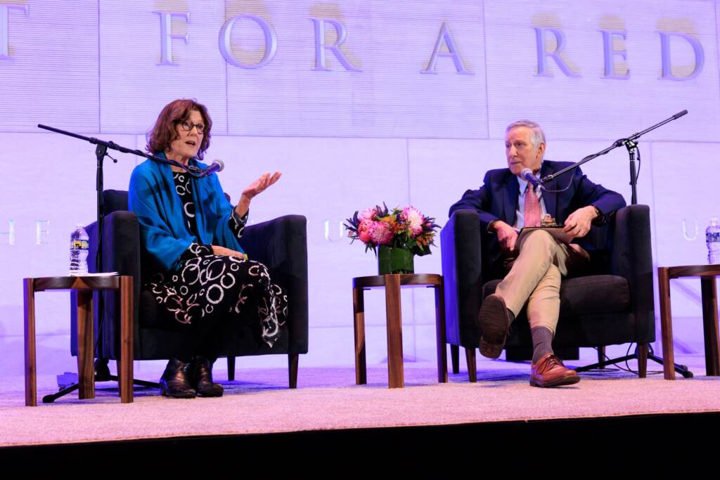 MartyandDave (Marty Moss-Coane and Dave Davies at the National Constitution Center for a Radio Times celebration event)