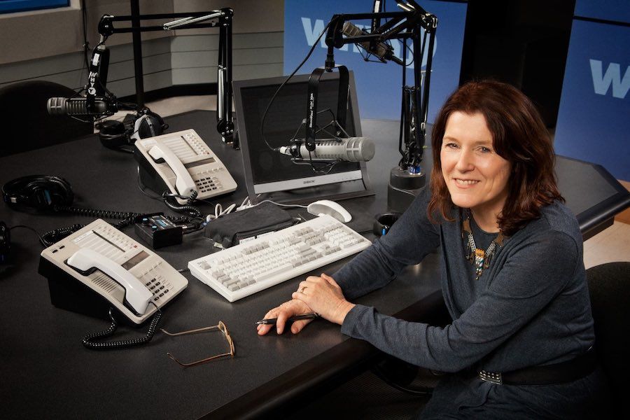 radio-times-marty-moss-coane Marty Moss-Coane poses for a photo at the studio