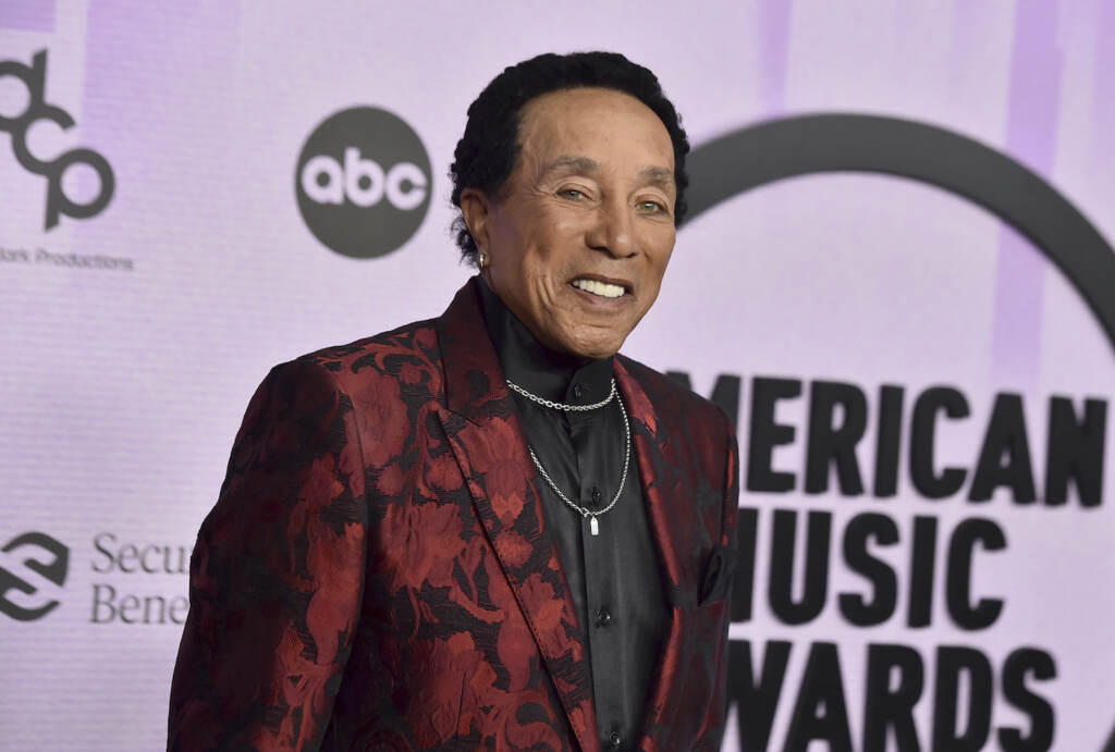 Smokey Robinson Smokey Robinson arrives at the American Music Awards on Sunday, Nov. 20, 2022, at the Microsoft Theater in Los Angeles. (Photo by Jordan Strauss/Invision/AP)