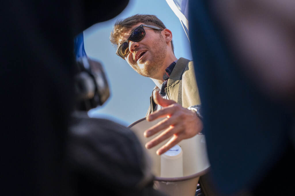 Nick Fuentes FILE - Nick Fuentes, right-wing podcaster, speaks at a pro-Trump march, Nov. 14, 2020, in Washington. A surge of anti-Jewish vitriol, spread by a world-famous rapper, an NBA star and other prominent people, including Fuentes, is stoking fears that public figures are normalizing hate and ramping up the risk of violence in a country already experiencing a sharp increase in antisemitism. (AP Photo/Jacquelyn Martin, File)
