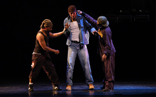 Rennie Harris PureMovement- Rome & Jewels Dancers onstage