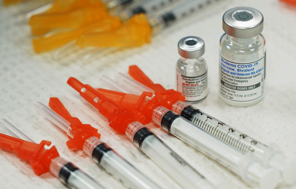 Virus Outbreak OVID-19 vaccines are readied for use at a clinic