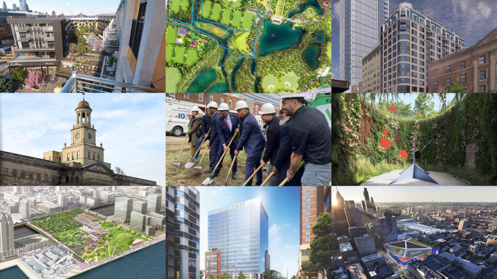 A compilation of development projects happening in Philly