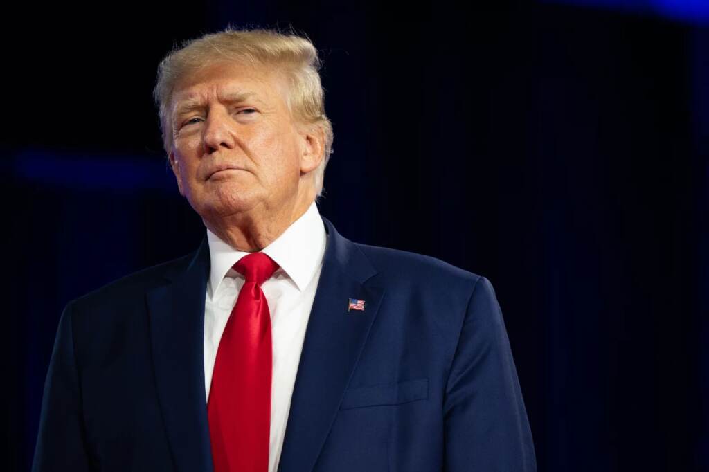gettyimages-1413333546_custom-03611fc1d6b0656e96f8a03869551f4aae537032-s1600-c85 Former U.S. President Donald Trump speaks at the Conservative Political Action Conference (CPAC) at the Hilton Anatole on Aug. 06 in Dallas, Texas. (Brandon Bell/Getty Images)